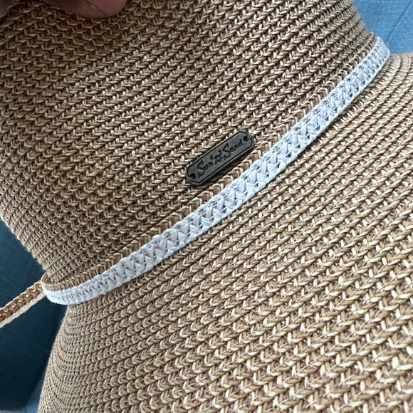 Sun 'N' Sand Tan Straw Hat O/S - Picture 3 of 5